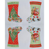 Santa & Reindeer Xmas Stockings fabric panel to Make