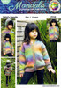 P310 Easy-knit colourful Childs Hoodie in mandala 8ply for ages 1 to 8 years knitting pattern