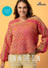 820 Fun-in-the-Sun Teens or Womens easy-crochet jumper pattern in 8 ply DK yarn sizes 28" to 42" bust