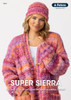 0054 Oversized knitted Coat-Jacket and Hat in Patons Sierra Super Chunky - knitting pattern