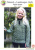 P224 Winter Pullover with sleeves 1 - 8 years 14ply