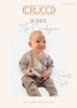 2318 Baby Wrap Cardigan & Over-Pants in 4 ply - sizes 0 to 12 months (14" to 20")