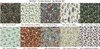 In the Forest patchwork fabric - Deer, Foxes, Fungi, Hares, Hedgehogs, Mushrooms, Owls, Snails & Trees - 10 designs from Nutex NZ