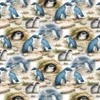 NEW Little Blue Penguins patchwork & quilting fabric by Ned Barraud for Nutex NZ