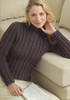 1249 Learn to Knit rib jumper