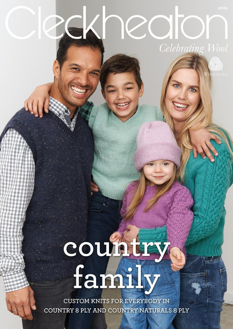 2002 Country Family in 8ply - 6 designs for children and adults