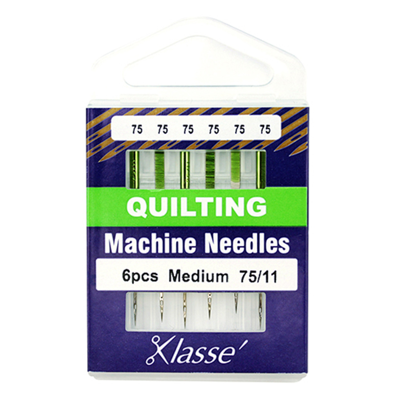 Klasse Machine Needles; Quilting - 6 needles/pack