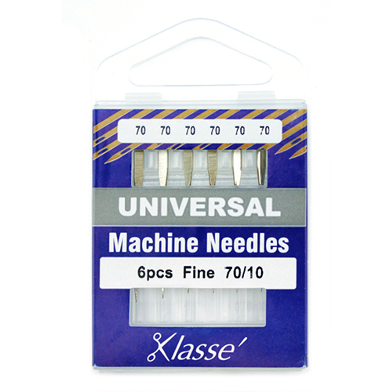 Klasse Machine Needles; Universal - 6 needles/pack