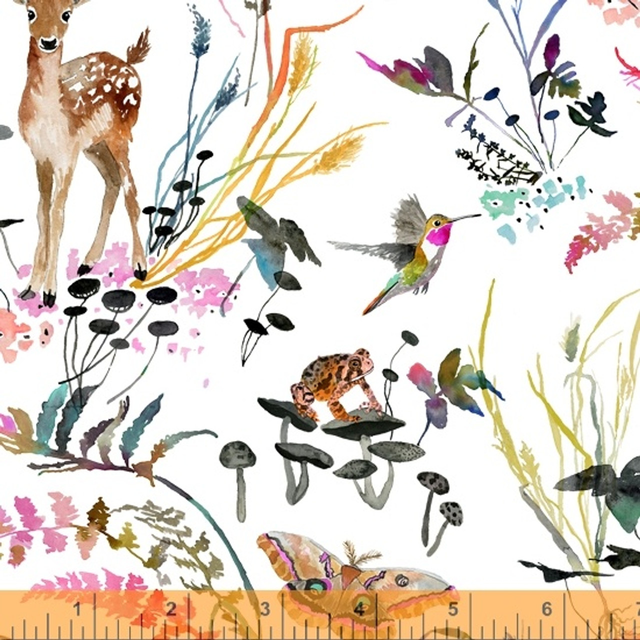 Deep Forest Fungi, Flora & Fauna - by Betty Olmsted for Windham Fabrics