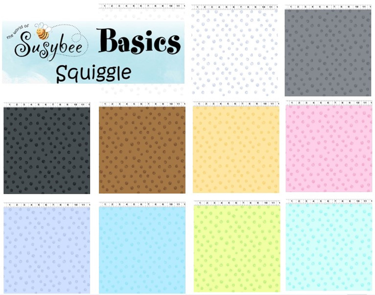 Susy Bee Basic Squiggle quilting fabric