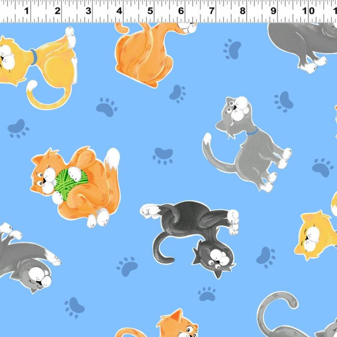 Kitty the Cat - Coordinating Fabrics - by SusyBee