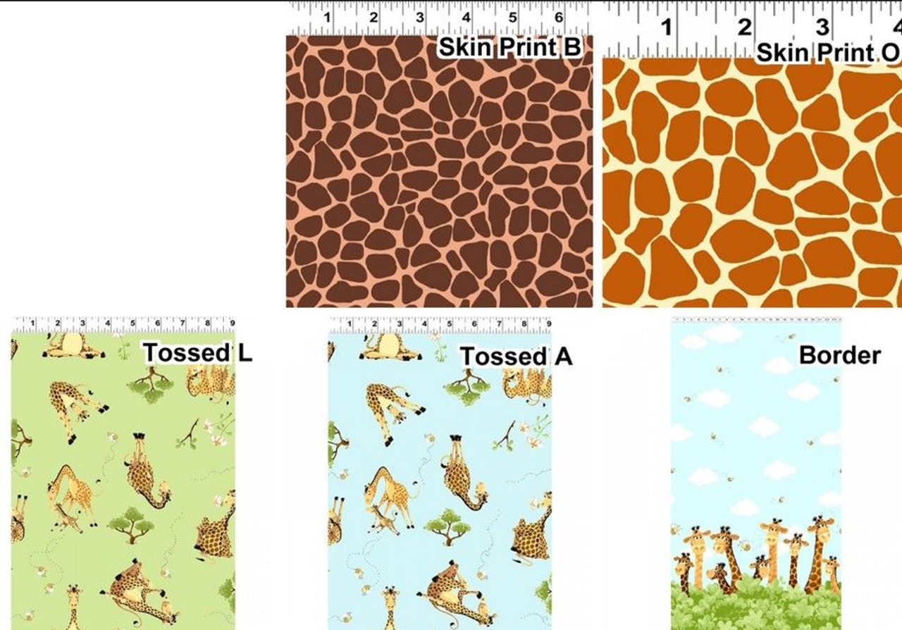 Zoe the Giraffe - Coordinating Fabrics - by SusyBee