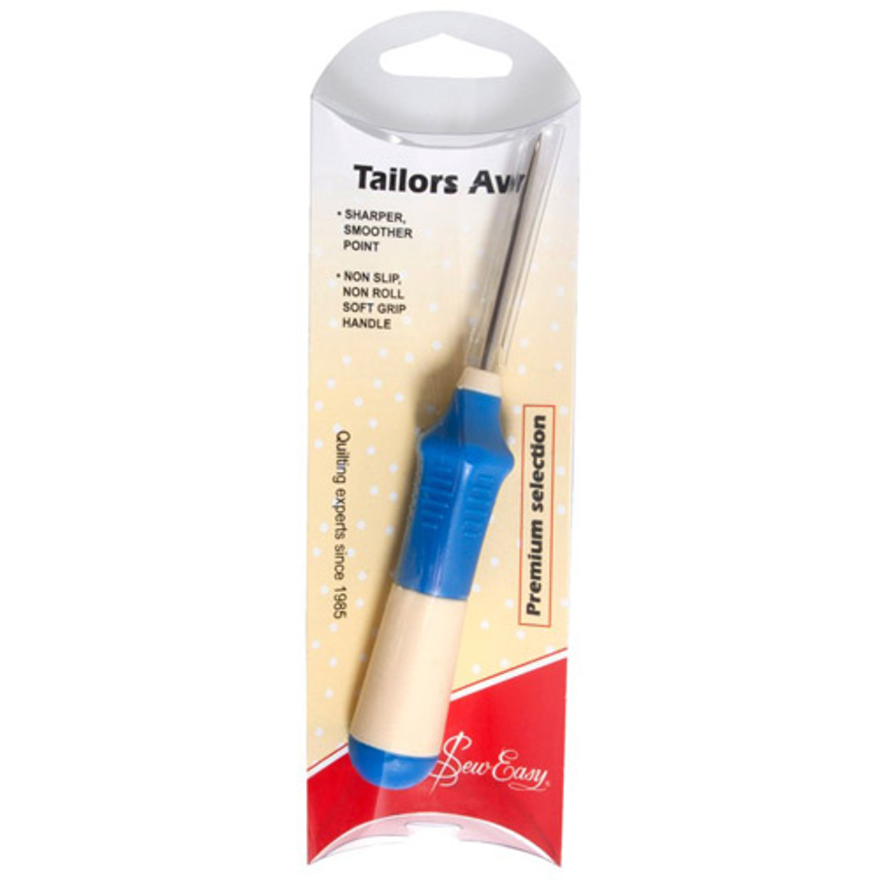 Tailors Awl - Sharper, Smoother point, non-slip, ergonomic handle