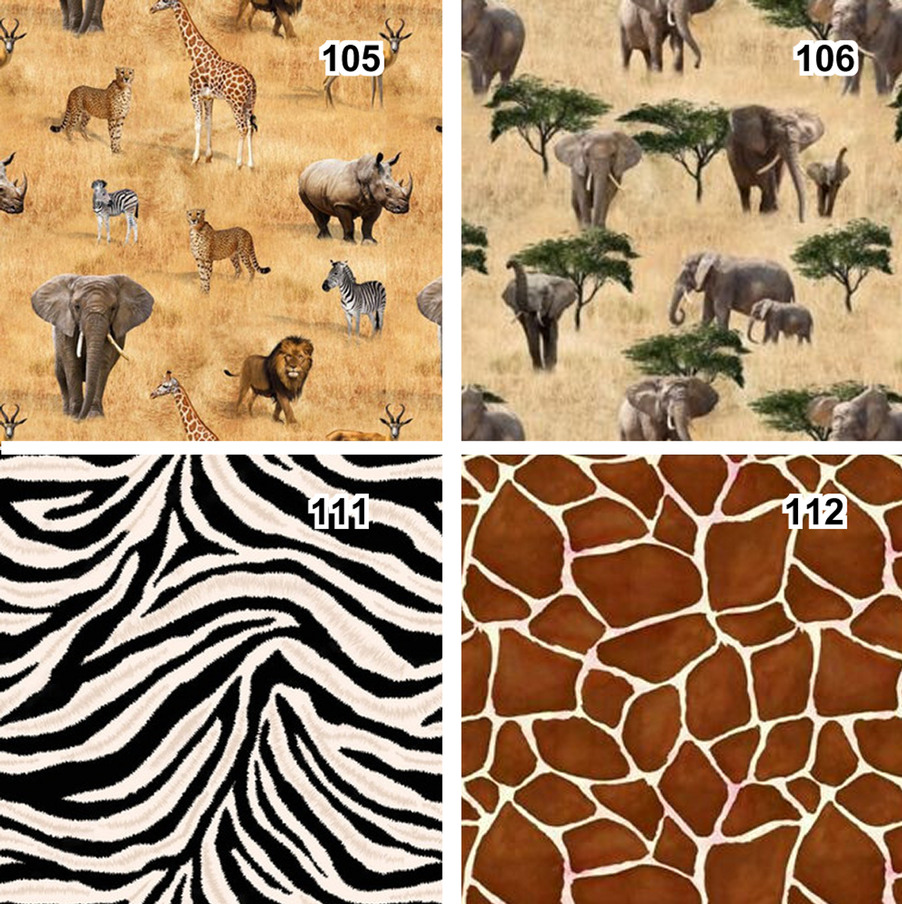 African Safari - coordinating fabrics - by Kennard & Kennard