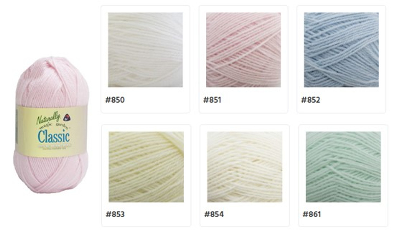 Naturally Magic Garden Classic 3ply - 100% NZ merino - 50 grams / 238 metres