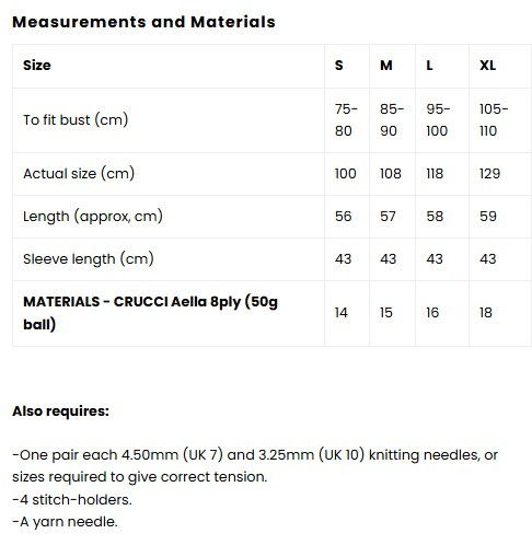 2310 Women's Cowl neck Raglan sleeve rib Sweater in 8 ply - sizes XS to XXL ( 30" to 46" )