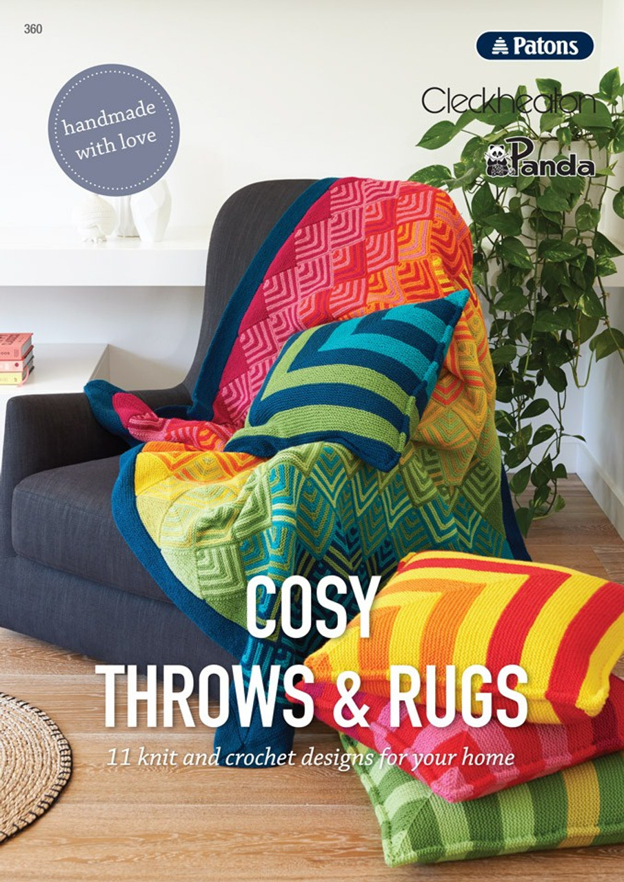 360 Cosy Throws and Rugs front cover