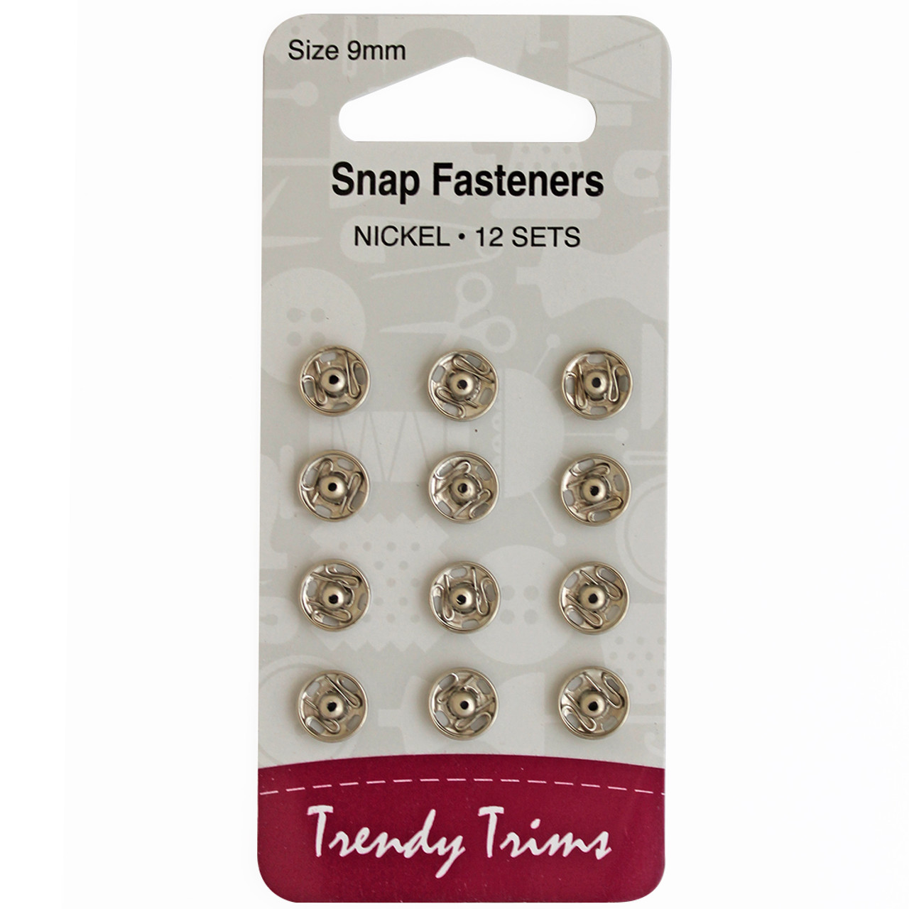 Snap Fasteners - Nickel plated