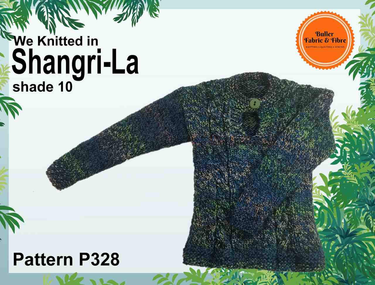 P328 Jumper with cable detail in Shangri-La 14ply - sizes 0 to 10 years