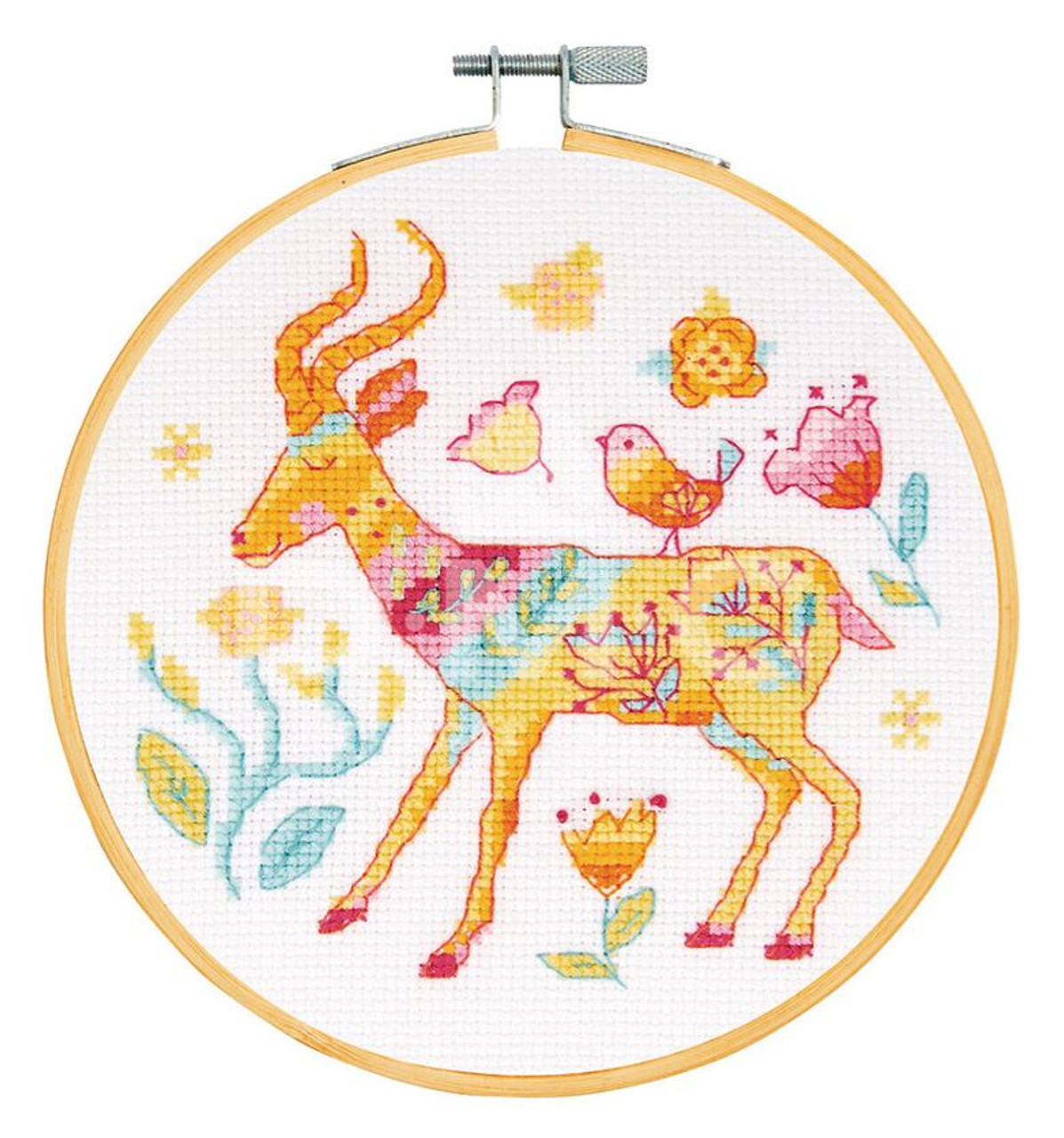 DMC Cross Stich Kit with hoop/frame