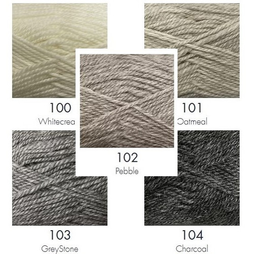 Red Hut 8ply Naturals 50 grams 100 metres 100% Pure NZ Wool - 5 colours