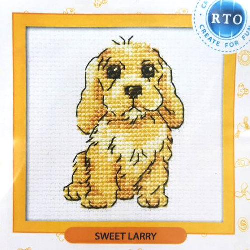 RTO Counted CrossStitch Kit Sweet Larry - beginners