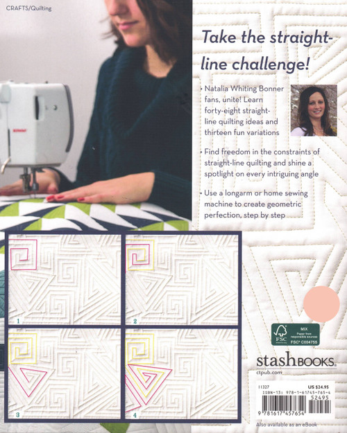 Visual Guide to Creative Straight-Line Quilting by Natalia Bonner