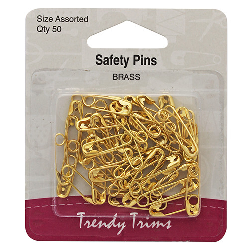 Safety Pins – Brass