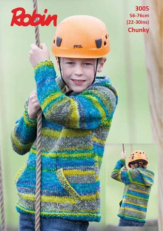 3005 Phoenix 14ply Hooded Jumper 2-12 years