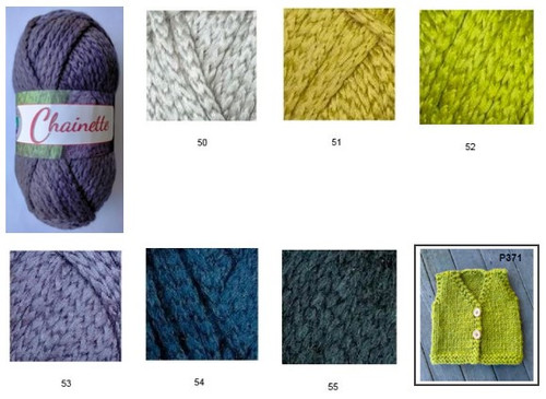 Countrywide Chainette Mega Chunky Wool Blend 100grams / 50 metres - knits on 10mm needles