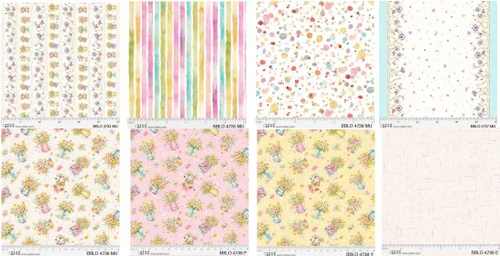 Boots & Blooms - quilting fabrics - by Sillier than Sally