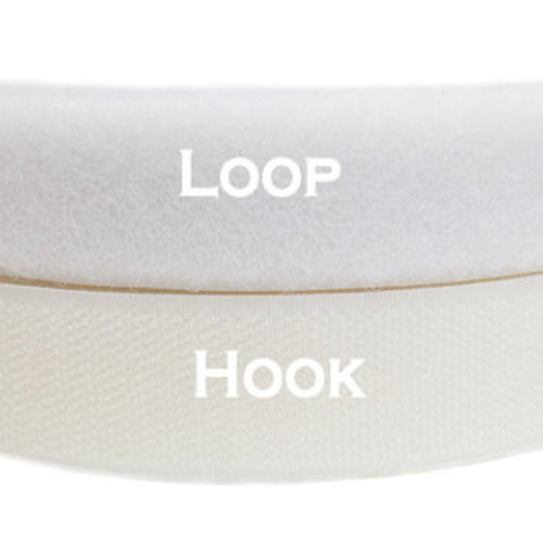 Hook & Loop Tape White