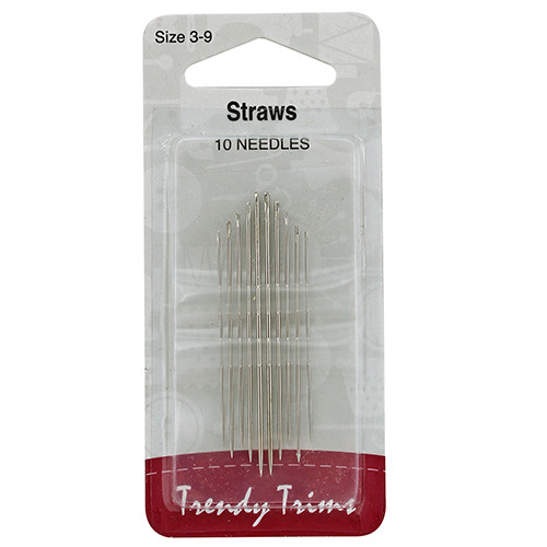 HA2511 - Needles x 10 size 3/9 Straws