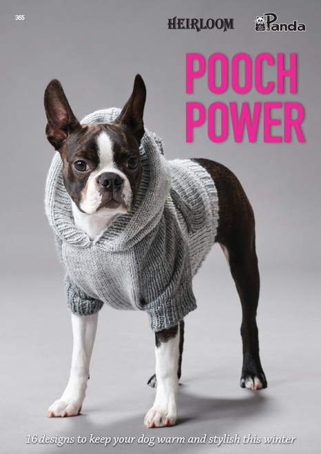 365 Pooch Power dog jackets 16 designs in 8ply
