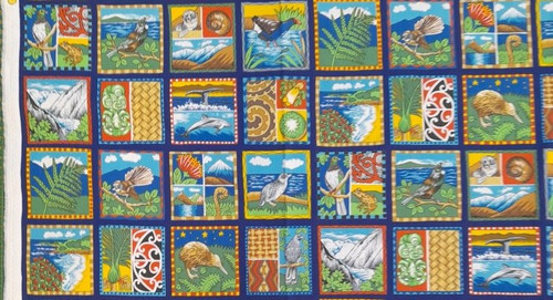 Images of Aotearoa patchwork & quilting fabric -
