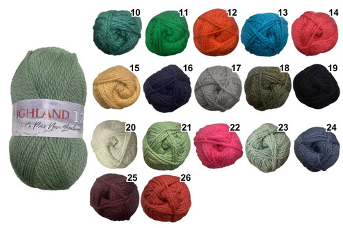 Countrywide Highland 12ply 100% Pure NZ Wool 100 grams / 150 metres