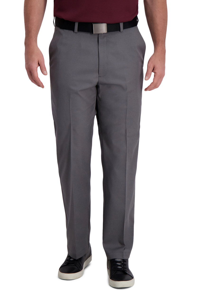 haggar men's straight fit dress pants Haggar Premium Stretch Suit Pants in Black main image 1