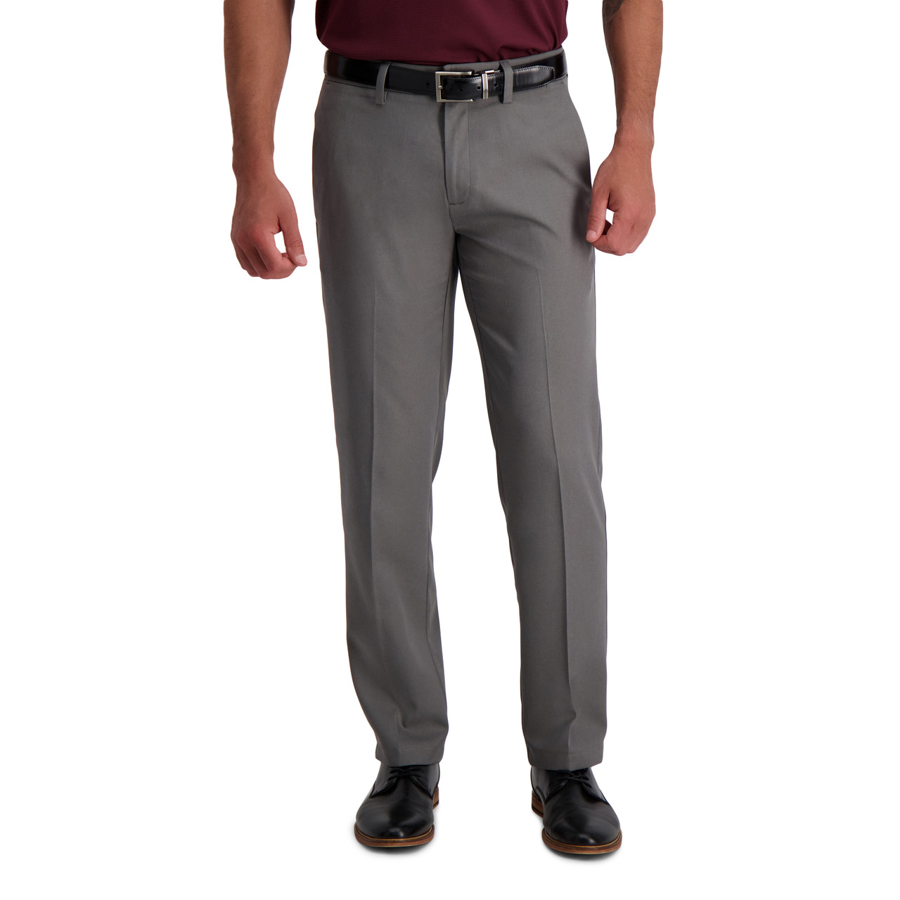 green emerald velvet dress Haggar Premium Comfort Dress Pants, Pleated Front in Black