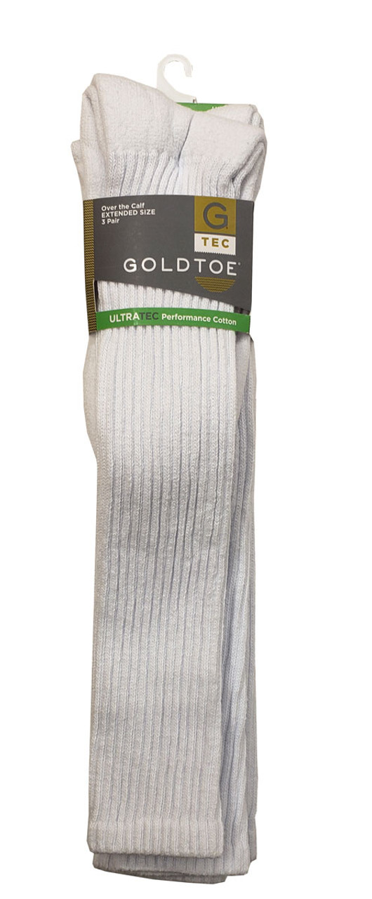 Gold Toe Over the Calf Socks Extended Size 3pk | 287HE
