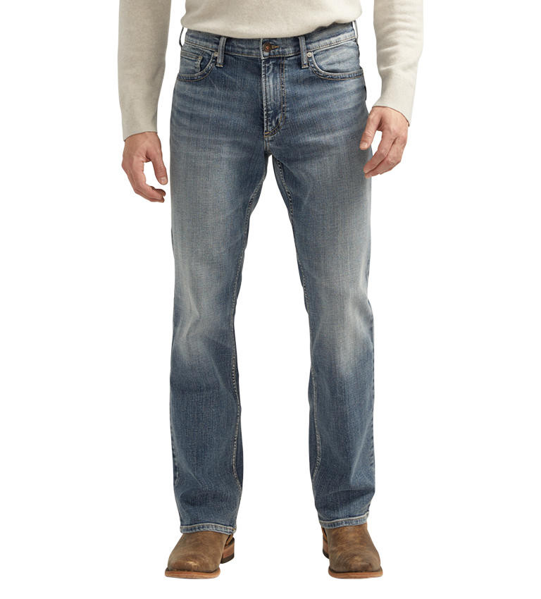 Jean slim Slim Fit Taille moyenne Longueur regular gris en coton Vero