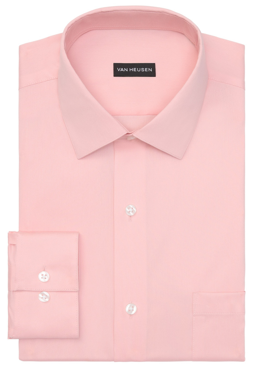 Men's Van Heusen Regular-Fit Ultra Wrinkle Free Dress Shirt, Size: 2XL-34/35, Iris