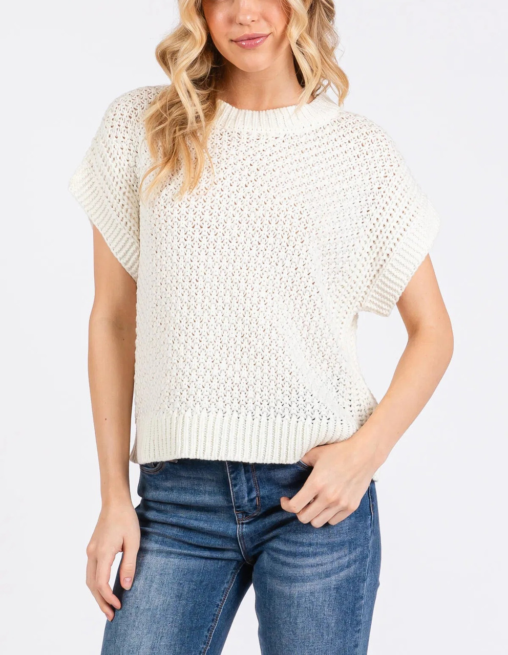Ladies Calista Round Neck Oversized Sweater - FW90572