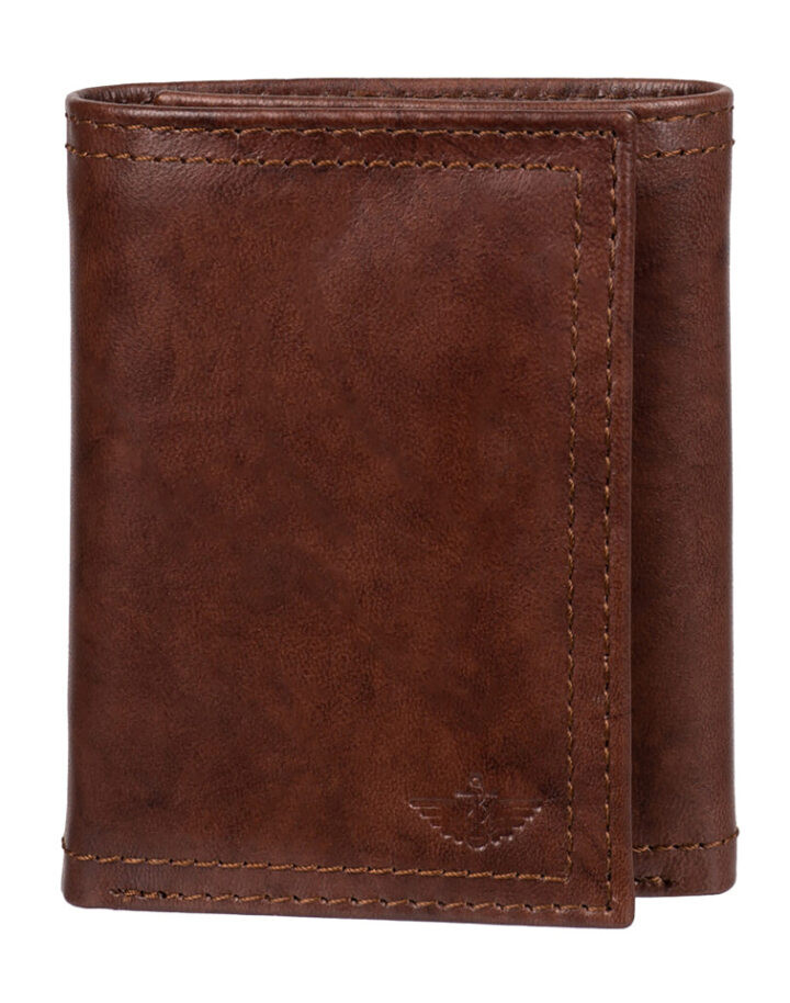 Dockers® RFID Extra Capacity Trifold Brown Wallet - 31DK110053