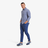 Mizzen and Main Blue City Flannel Shirt