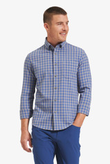 Mizzen and Main Blue City Flannel Shirt