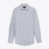 Mizzen and Main Maritime Blue Plaid Shirt