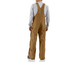 Carhartt Duck Zip-to-Thigh Bib Overall Unlined - R37