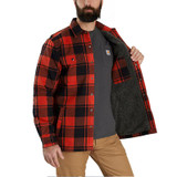 Carhartt Flannel Sherpa-Lined Shirt Jac