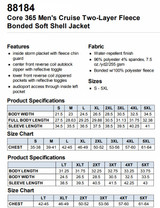 Men's Two-Layer Fleece Bonded Soft Shell Jacket