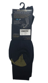 Gold Toe Metropolitan Dress Sock Crew Length King Size 3PK